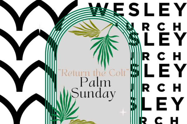 “Return the Colt”, Palm Sunday